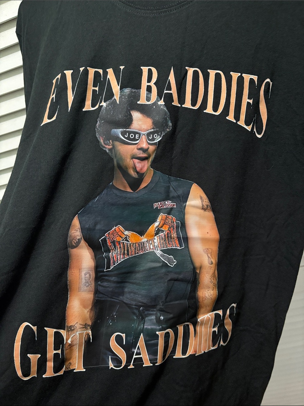Joe Jonas/Jonas Brother Black T-Shirt
